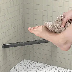 Shower Foot Rest for Shaving Legs, Wall Mounted Metal Corner Step