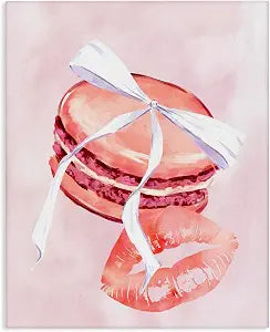 Stupell Industries Glam Macaron Dessert, 24 x 30 Inch Canvas Wall Art