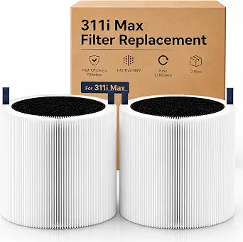 2Pcs Blue Pure 311i Max Air Purifier Filter ReplacementNot For 311i+ Max