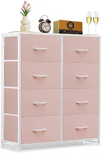 8-Drawer Dresser for Bedroom, Anti-Tip Tall Storage Organizer