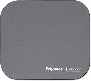 Fellowes Mouse Pad with Microban Antimicrobial Protection, Graphite (5934001), "9""*7.5"""
