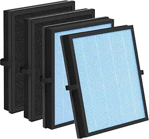 4-Pack MK04 Replacement Filter Compatible with Aroeve MK04/MG04JH Air Purifiers, 4-in-1 Filters-Standard Version