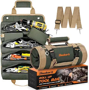 Stocking Stuffers Gifts for Men Roll Up Tool Bag, Christmas Dad Gifts