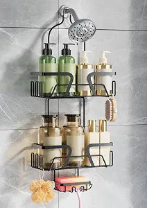 DAOYA Over the Shower Head Caddy with Soap Holder, Shower Caddy Hanging