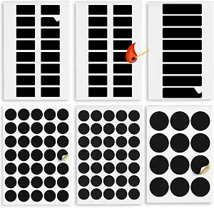 122 PIECE Match Striker Variety Pack | Peel & Stick Adhesive Stricker Stickers for Safety Matches | Replacement Flint Strips Pad Dots and Circles Combo