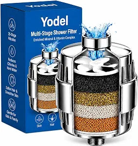 Yodel Shower Filter for Hard Water, Showerhead Water Filter