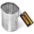 VIKROM Chopstick Holder for Dishwasher with Hooks, Stainless Steel Basket