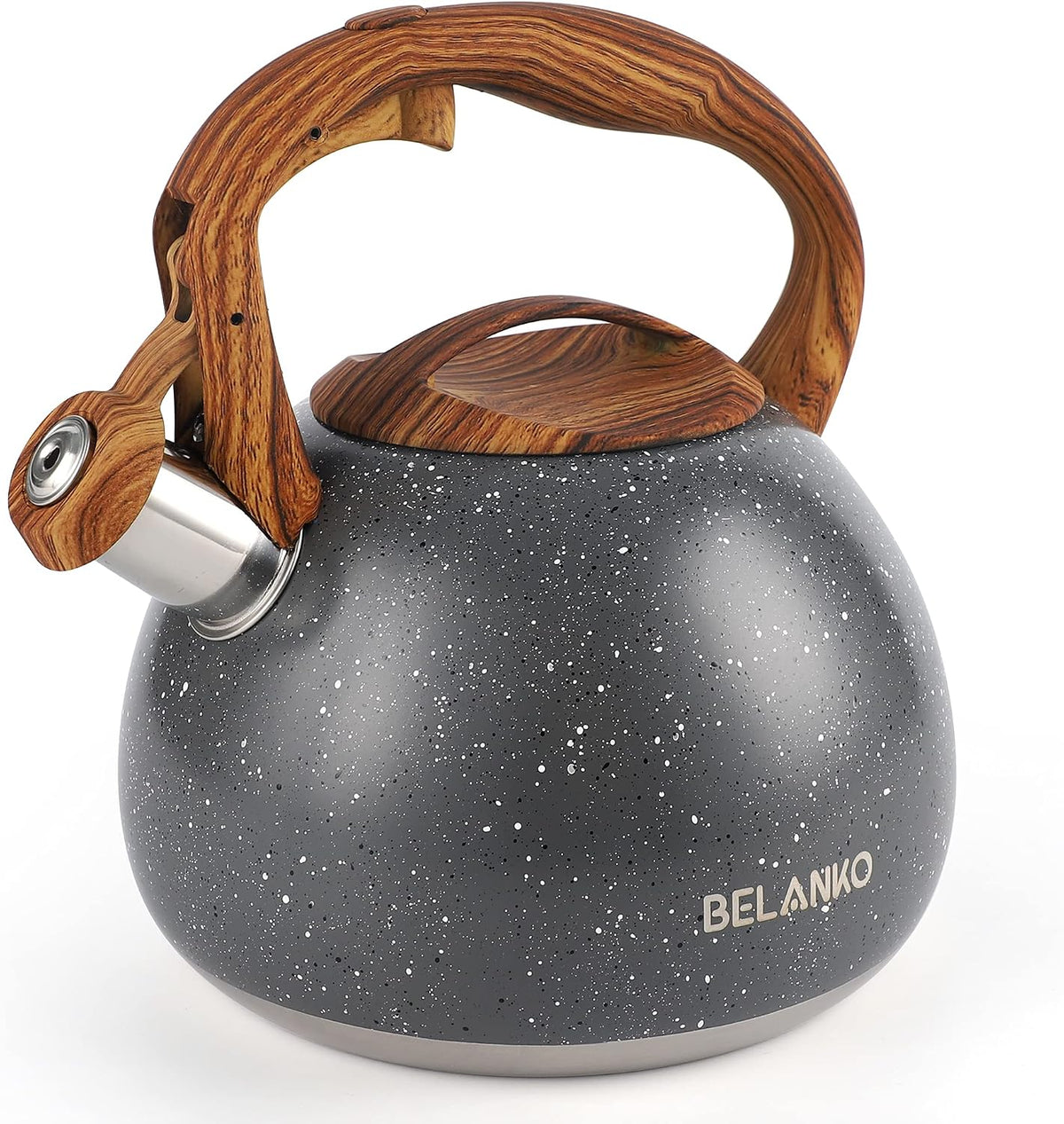 BELANKO Tea Kettle for Stovetops, 2.7QT Food Grade Teapot - Starry Gray