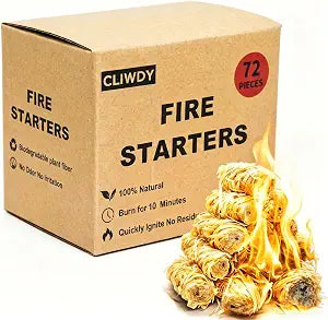Fire Starters,72 Pcs,Fire Starter for Campfire,Grill,Fireplace