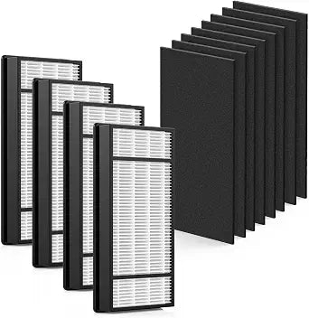 HRF-H1 Filter for Honeywell H Filter, HPA050, HPA150, HPA060, 4+8 Pack