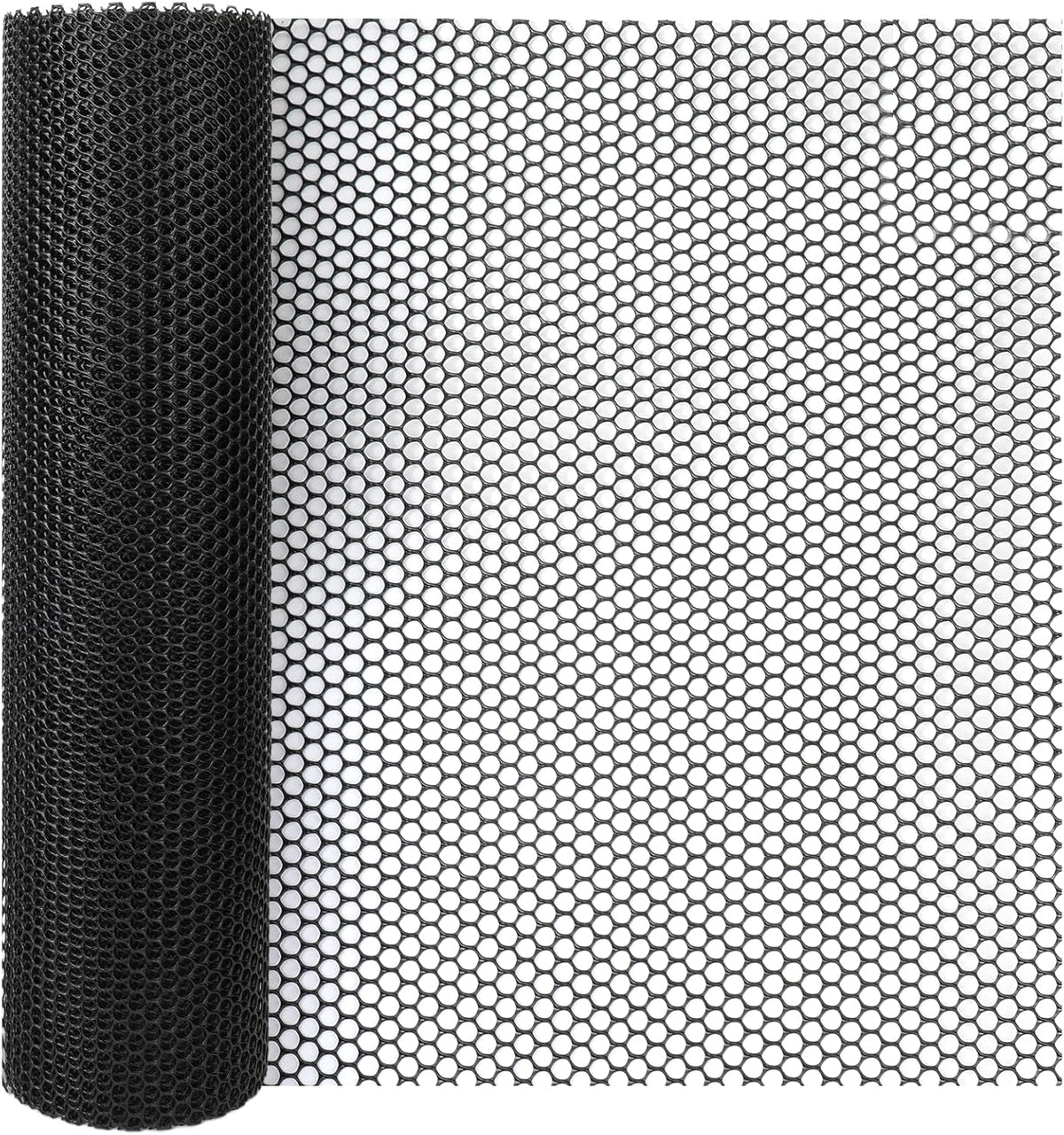 Bar Shelf Liner for Countertop, Glass Drying Plastic Mesh Mat 24 Inch Wide