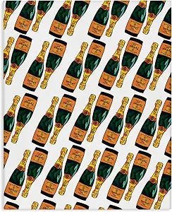 Stupell Industries Champagne Bottles Pattern, 16 x 20 Inch Canvas Wall Art
