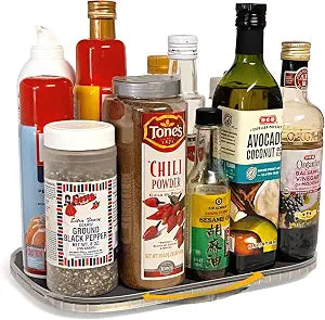 Mighty Susan 1-Tier Lazy Susan Organizer for Cabinet, Steel Reinforced