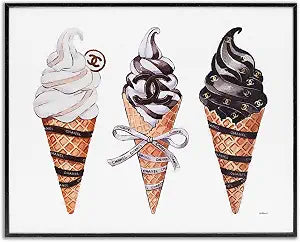 Fashion Brand Ice Cream Glam, 16 x 20 Inch Framed Gicle Print