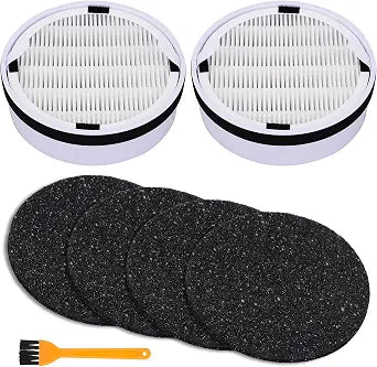 HP125 HEPA Filter Replacement for Hunter HP125 AirX HEPA Digital Air Cleaner Purifier, 2 HEPA Filter+ 4 Activated Carbon Pre-Filter