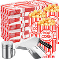 Essenya 202 Pcs Popcorn Bags with Popcorn Scoop and Salt Shaker,1 oz Small Pop Corn Bags Popcorn Bags Individual Servings for Popcorn Machine Supplies Party Movie Night Theater