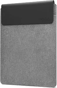 Lenovo Slim Laptop Sleeve 16 Inch Notebook/Tablet - Compatible with MacBook Air/Pro - Eco-Friendly Lightweight Case with Accessory Pocket & Magnetic Closure - Grey