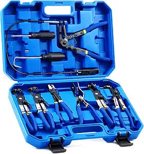OMT 9pcs Hose Clamp Pliers for Fuel Oil & Water Hoses
