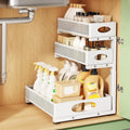 Kitstorack Under Sink Organizer 3-Tier Slide Out Drawer for Bathroom 1-Pack