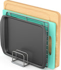 Cutting Board Organizer Holder Stand, Stainless Steel, 1PC(1.0in)