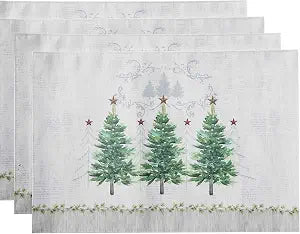 Avanti Linens - Holiday Placemat Set, 4 Piece Placemats