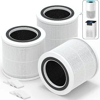 3 Pack AP100 AP102 Replacement Filter for AromaRoom AP100-A/B Air Purifiers