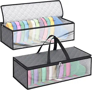 Fixwal Hat Storage Bags 2 Pack Baseball Caps Organizer Rack Holds 20 Hats