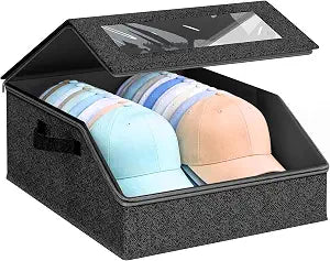 hat organizer,Stackable Hat Storage for Baseball Caps