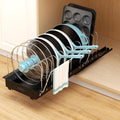 Golener Pots and Pans Organizer Under Cabinet - 22" Deep Expandable