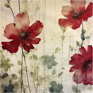 Trademark Fine Art Canvas Wall Art - Sasha 'Cherry Pie II' Wall Art for Living Room, Bedroom, or Office Dcor