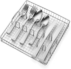 Cambridge Mena Frost 20-Piece 18/0 Silverware Set for 4, Flatware