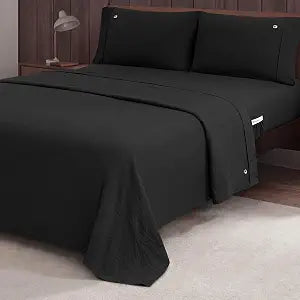 Champion Peak Comfort 3-Piece Sheet Set Black Twin