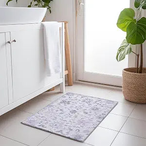 Addison Rugs Chantille ACN1854 Lavender 1'8" x 2'6" Indoor/Outdoor, Machine Washable, Easy Clean, Non Shedding, Bedroom, Living Room, Dining Room, Kitchen, Patio Rug