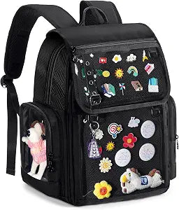 Ita Bag Backpack with 2 Inserts, Pin Display Bag with Laptop Sleeve