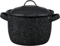 Granite Ware Porcelain Enamel Bean Pot, 4 Qt - Speckled Black