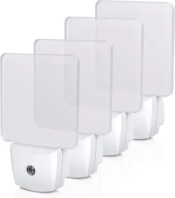 DEWENWILS Night Lights Plug into Wall, LED Night Lights Light Sensor 4 Pack