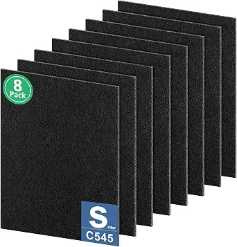 8 Pack C545 Carbon Pre-Filter S Compatible with Winix C545 Air Purifier