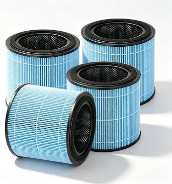 4 Pack AP0601 Filter Replacement Parts Compatible with AIRTOK AP0601 Air Purifier, 4 Stage H13 True HEPA Filter and Activated Carbon Filter Accessories