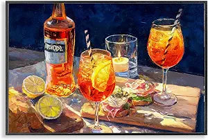 Cocktail Still Life Kitchen, 12 x 18 Inch Framed Gicle Print
