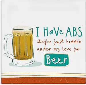 Beer Phrase Humor Bar Kitchen, 24 x 24 Inch Canvas Wall Art