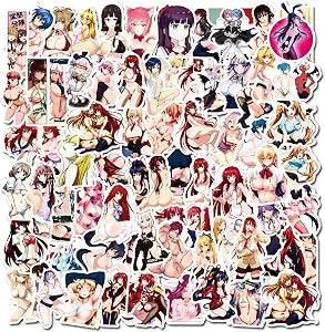 100pcs Anime Sexy Girl Stickers for Adults, Waterproof Sexy Lady Stickers Decals for Laptop Water Bottle Computer Bike Bumpe Skateboard Motorcycle Luggage