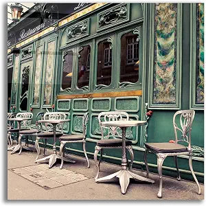 Epic Art ' The Art of Dining' by Irene Suchocki, Acrylic Glass Wall Art, 12"x12"