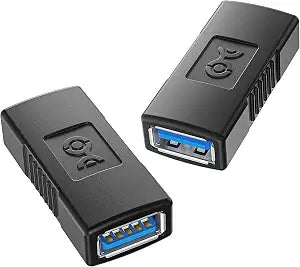 Cable Matters 2-Pack USB 3.0 Coupler, USB Female to Female Adapter