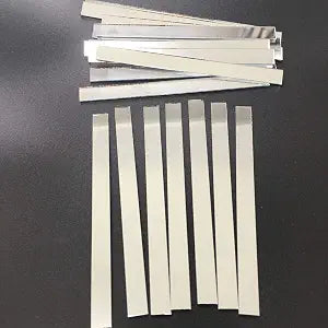 NUO RUI 50 Pieces 3/8" x 5" Rectangle Mirror Tiles for Craft Projects