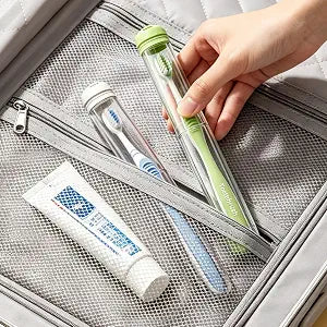 MOPMS Travel Toothbrush Holder Case 2PK, Leak-Proof Toothbrush Covers Caps