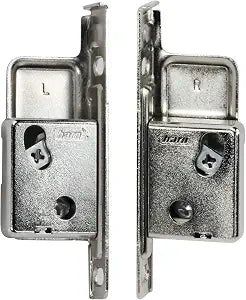 Rok Hardware Harn Impaz Drawer Box Slide Runner Left/Right Clip On Screw On Front Fixing Bracket Pair (1 Pair, Left/Right)