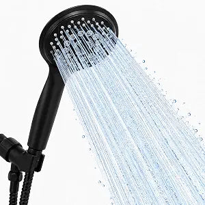 High Pressure Shower Head with Handheld 59 inch Hose Matte Black