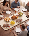Garvee Warming Mat For Food, 36x16 Inch Extra Large Food Warmers, Beige