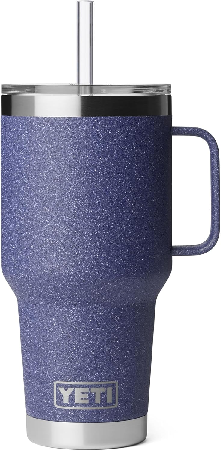 YETI Rambler 35 oz Tumbler with Handle - Insulated Water Cup with Straw Lid