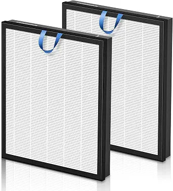 Vital 200S Replacement Filter for LEVOIT Vital 200S and Vital 200S-P Air Purifier, Vital 200S-RF Efficient Particulate Activated Carbon Filter for Odors, Smoke, Pollen, Home Pets, LRF-V201-WUS, White